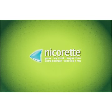 Nicorette Quit Smoking Extra Strength Nicotine Gum Icy Mint 210 pack