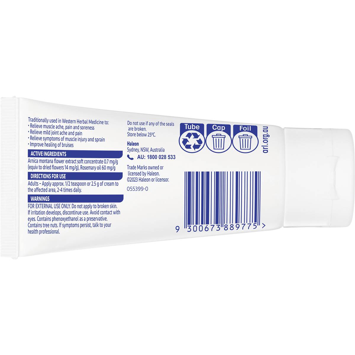 VoltaNatra Pain Relief Cream With Arnica & Rosemary Oil 50g