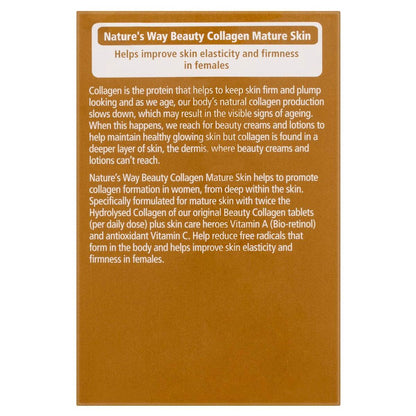 Nature's Way Beauty Collagen Mature Skin Film Coated Tablets 120 pack