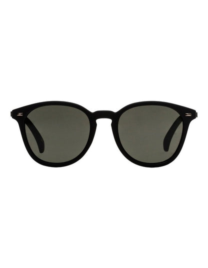 Bandwagon Black Round Sunglasses