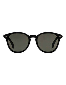 Bandwagon Black Round Sunglasses