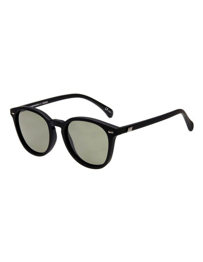 Bandwagon Black Round Sunglasses