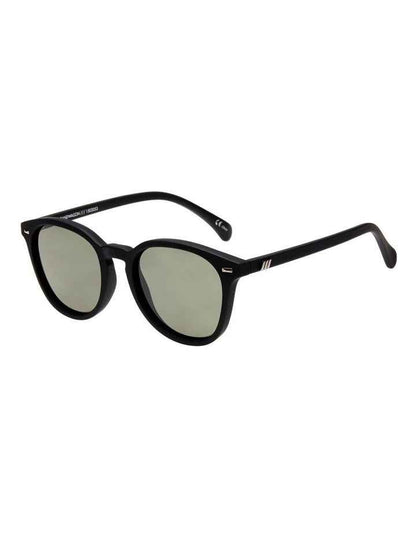 Bandwagon Black Round Sunglasses
