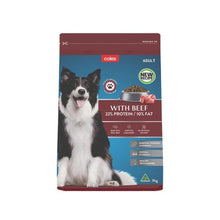 COLES ADULT DRY DOG FOOD WITH BEEF 3 KG