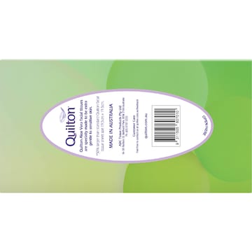 Quilton 3 Ply Large & Thick Aloe Vera Facial Tissue 72 pack
