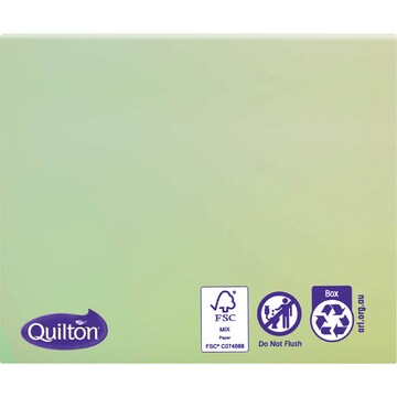 Quilton 3 Ply Large & Thick Aloe Vera Facial Tissue 72 pack