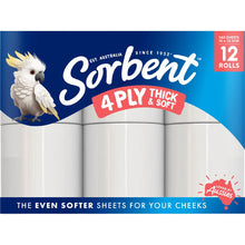 Sorbent 4PLY Thick & Soft Toilet Paper 12 pack