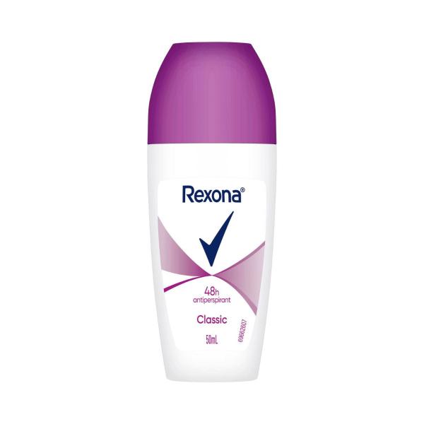REXONA WOMEN DEODORANT 48HR ROLL ON CLASSIC 50ML