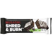 Musashi Shred & Burn Protein Bar Chocolate Mint 60g