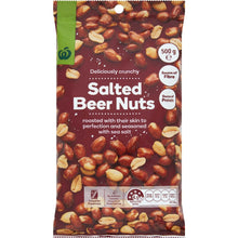 Woolworths Salted Beer Nuts 500g