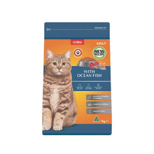 COLES ADULT DRY CAT FOOD WITH OCEAN FISH 1 KG