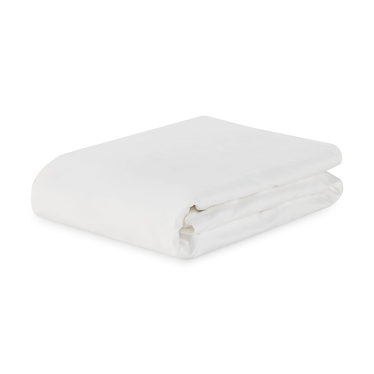 500 Thread Count Australian Grown Cotton Fitted Sheet - Double Bed, White