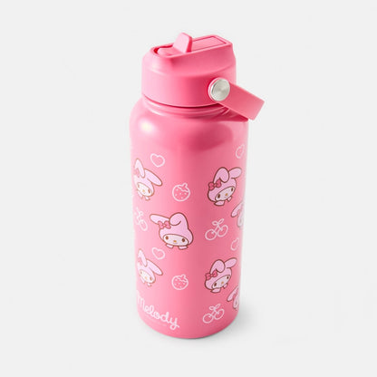 946ml Pink My Melody Stainless Steel Cylinder Drink Bottle