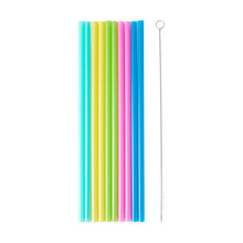 10 Piece Reusable Bright Straws