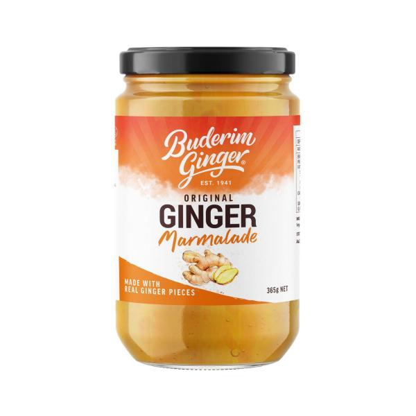 BUDERIM SPREADS 365G:GINGER MARMALADE:.:365 GRAM