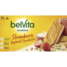 Belvita Strawberry Yoghurt Sandwich Breakfast Biscuits 253g 5 pack