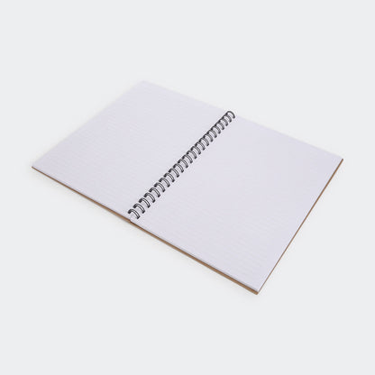 A4 Spiral Notebook - Kraft
