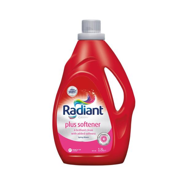 RADIANT LAUNDRY LIQUID PLUS SOFTENER 1.8L