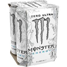 Monster Energy Ultra Multipack Cans 500ml x4 Pack