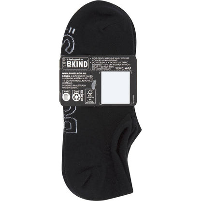 Bonds Womens Logo Socks Light Size 3 Plus Assorted 4 Pack