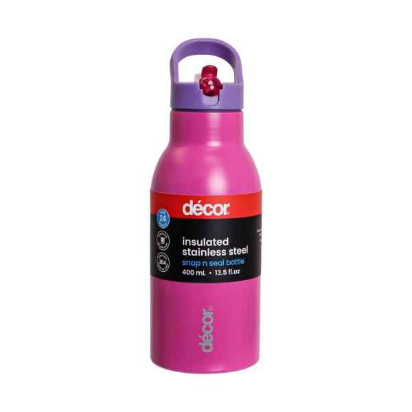 DECOR SNAP & SEAL INSULATED BOTTLE
