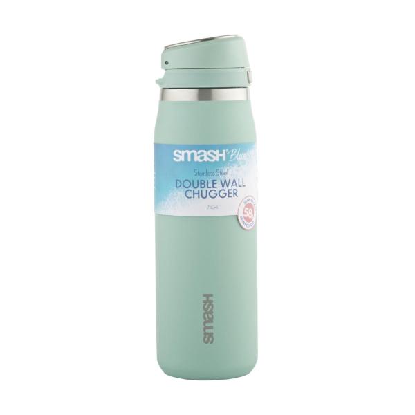 Blue Stainless Steel Double Wall Chugger 750mL