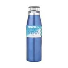 Blue Stainless Steel Double Wall One Touch