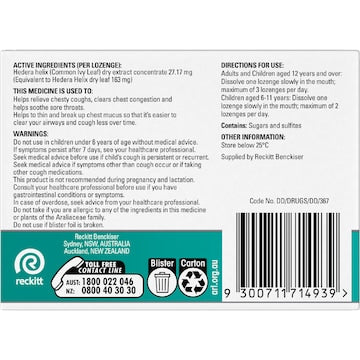 Strepsils Herbal Chesty Cough Lozenges 16 pack