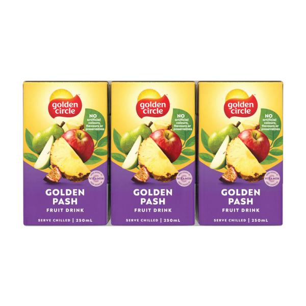 GOLDEN CIRCLE TETRA 6 PK DRINK:GOLDEN PASH:.:1.5 LITRE