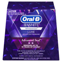 Oral-B 3D White Whitestrips Luxe Advanced Seal Dental Whitening 1 Kit