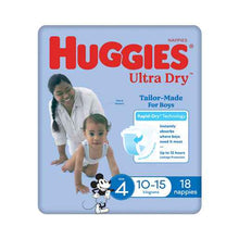 Huggies Ultra Dry for Boys Size 4 (10-15kg) 18 Pack