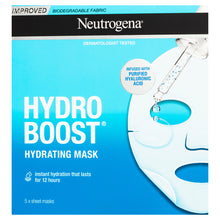 Neutrogena® Hydro Boost Hyaluronic Acid Hydrating Face Sheet Mask 5 Pack - GimmeNow