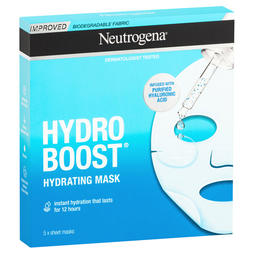 Neutrogena® Hydro Boost Hyaluronic Acid Hydrating Face Sheet Mask 5 Pack - GimmeNow