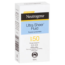 Neutrogena® Ultra Sheer Fluid Facial Sunscreen SPF50 40mL - GimmeNow