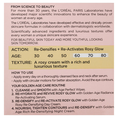 L'Oréal Paris Age Perfect Golden Age Rosy Re-Fortifying Day Cream 50mL