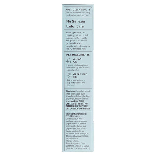 HASK Argan Oil Repairing Hair Oil Vial 59mL