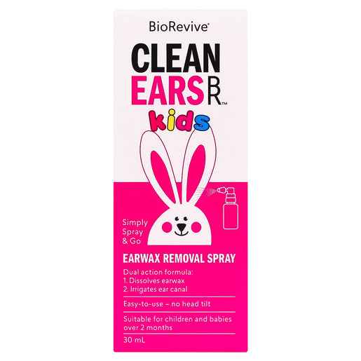 BioRevive CleanEars Kids Earwax Removal Spray 30mL