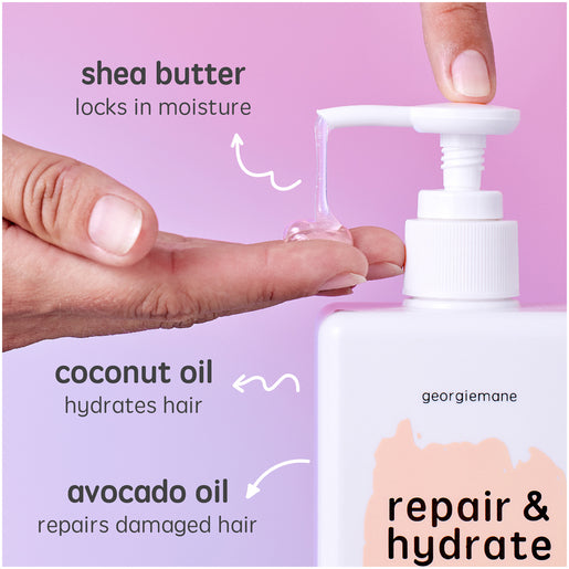 GEORGIEMANE Repair & Hydrate Shampoo 330mL