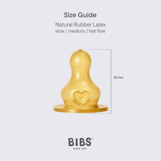 Bibs Bottle Nipple Slow Flow 2 Pack