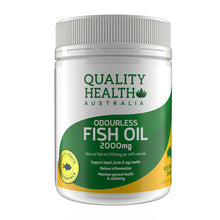 QUALITY HEALTH Odourless Fish Oil 2000mg 200 Capsules