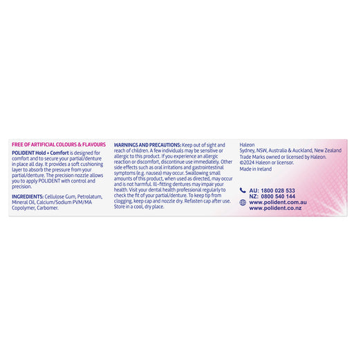 Polident Power Max Hold + Comfort Partial & Denture Adhesive 40g