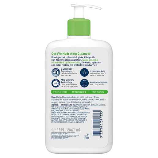 CeraVe Hydrating Cleanser 473mL