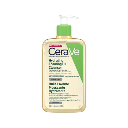 CeraVe Hydrating Foaming Oil Cleanser 473mL