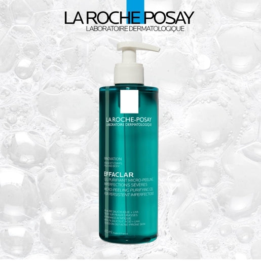 La Roche-Posay Effaclar Micro-Peeling Purifying Face & Body Gel Cleanser 400mL - GimmeNow