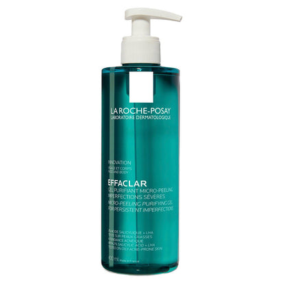 La Roche-Posay Effaclar Micro-Peeling Purifying Face & Body Gel Cleanser 400mL - GimmeNow