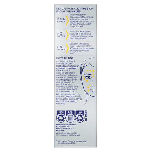 NIVEA Q10 Anti-Wrinkle Expert Targeted Wrinkle Filler Serum 15mL