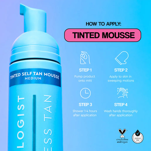 TANOLOGIST Tinted Tan Mousse Dark 200mL