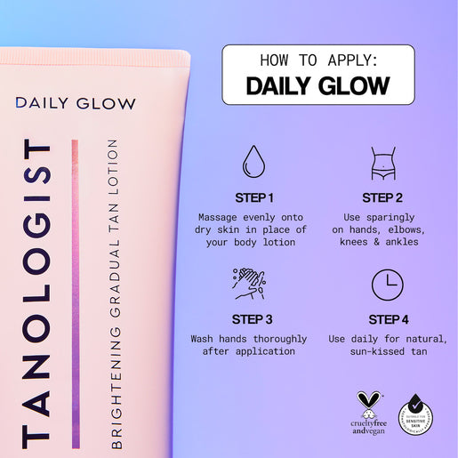 TANOLOGIST Brightening Daily Glow Fair To Medium Gradual Tan Lotion 250mL