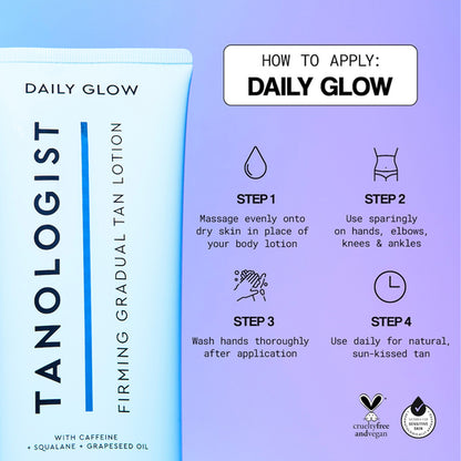 TANOLOGIST Firming Daily Glow Fair To Medium Gradual Tan Lotion 250mL