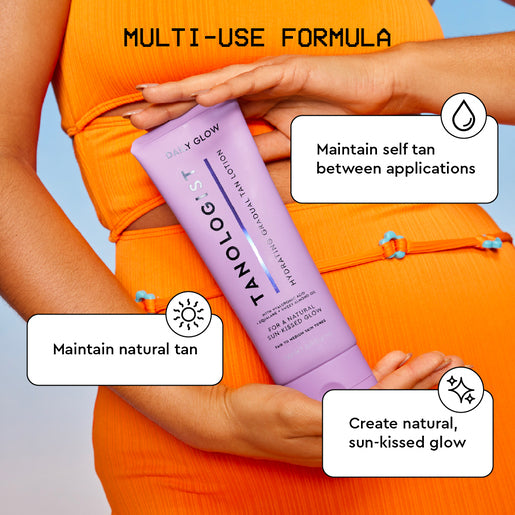 TANOLOGIST Hydrating Daily Glow Medium to Dark Gradual Tan Lotion 250mL - GimmeNow